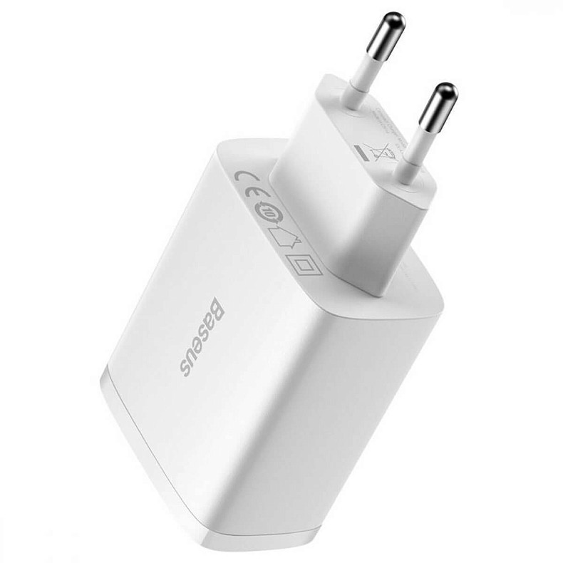 Сетевое зарядное устройство Baseus Compact Charger 3U 17W EU White (CCXJ020102)
