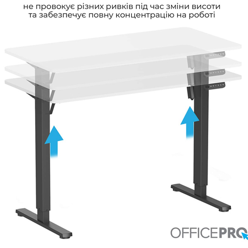 Геймерський стіл Officepro ODE1260WBW