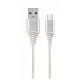 Кабель Cablexpert (CC-USB2B-AMCM-1M-BW2) USB 2.0 A - USB Type-C, премиум, 1м, белый