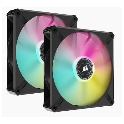 Вентилятор Corsair iCUE ML140 RGB Elite Premium Dual Pack (CO-9050115-WW)