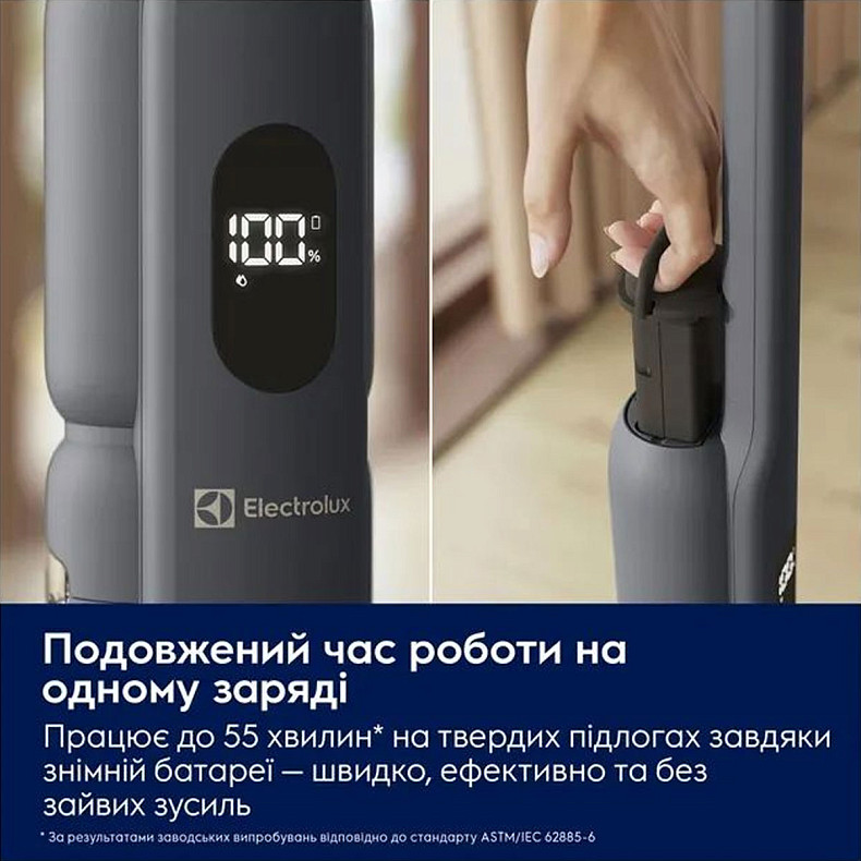 Пилосос акумуляторний Electrolux EW51U1DB