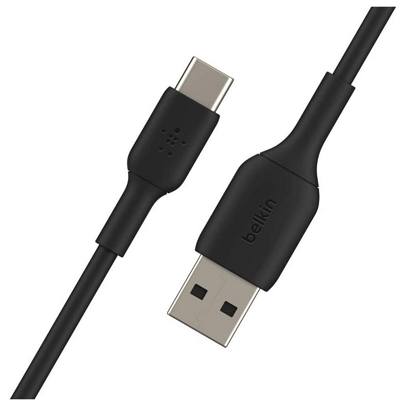 Кабель Belkin USB-A - USB-С, PVC, 1м Black