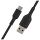 Кабель Belkin USB-A - USB-С, PVC, 1м Black