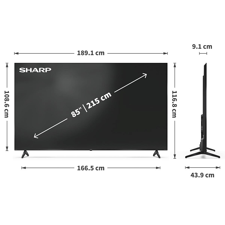 Телевізор SHARP 85HP5265E