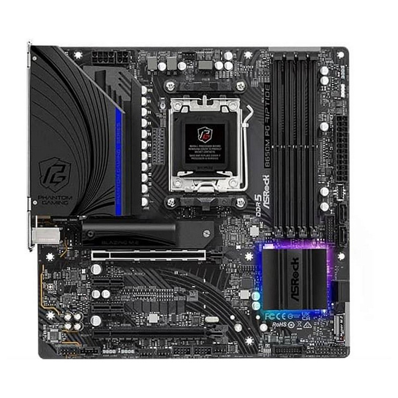 Материнська плата ASRock B650M PG Riptide Socket AM5