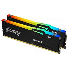ОЗП DDR5 2x16GB/6000 Kingston Fury Beast RGB Black (KF560C36BBEAK2-32)