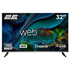 Телевізор 32" 2E LED FHD 60Hz Smart WebOS Black (2E-32A07KW)