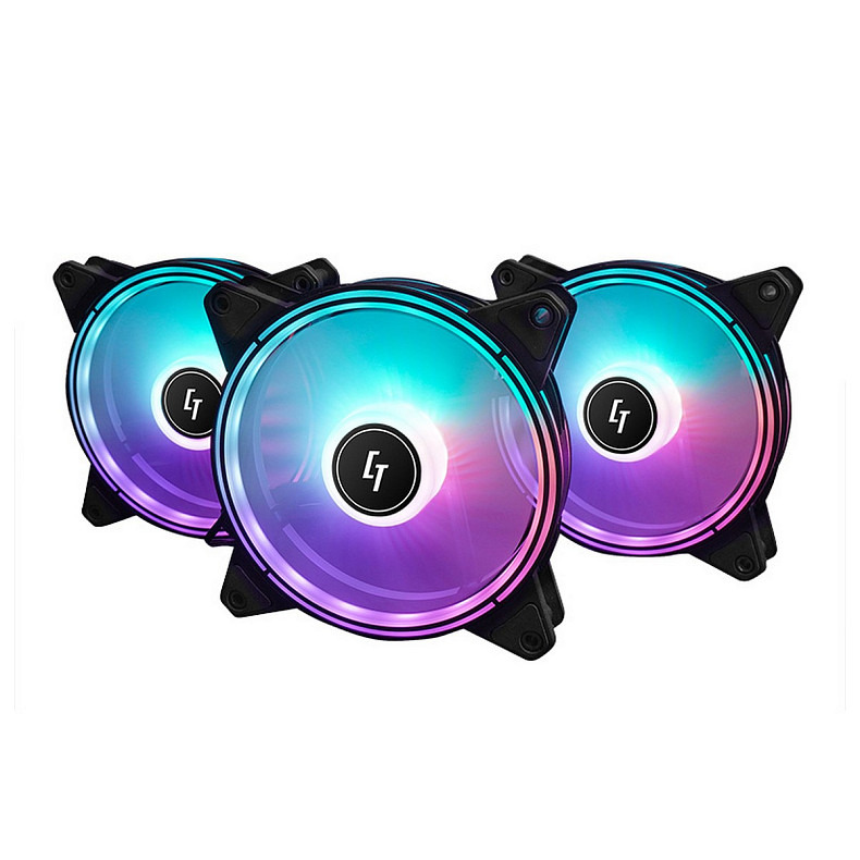 Вентилятор для корпуса 120mm*3 Chieftec Nova NF-3012-RGB  fan set