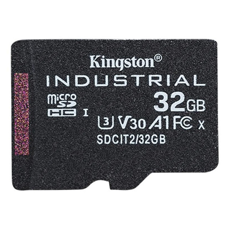 Карта пам'яті Kingston 32GB MicroSDHC UHS-I/U3 Class 10 Industrial (SDCIT2/32GBSP)