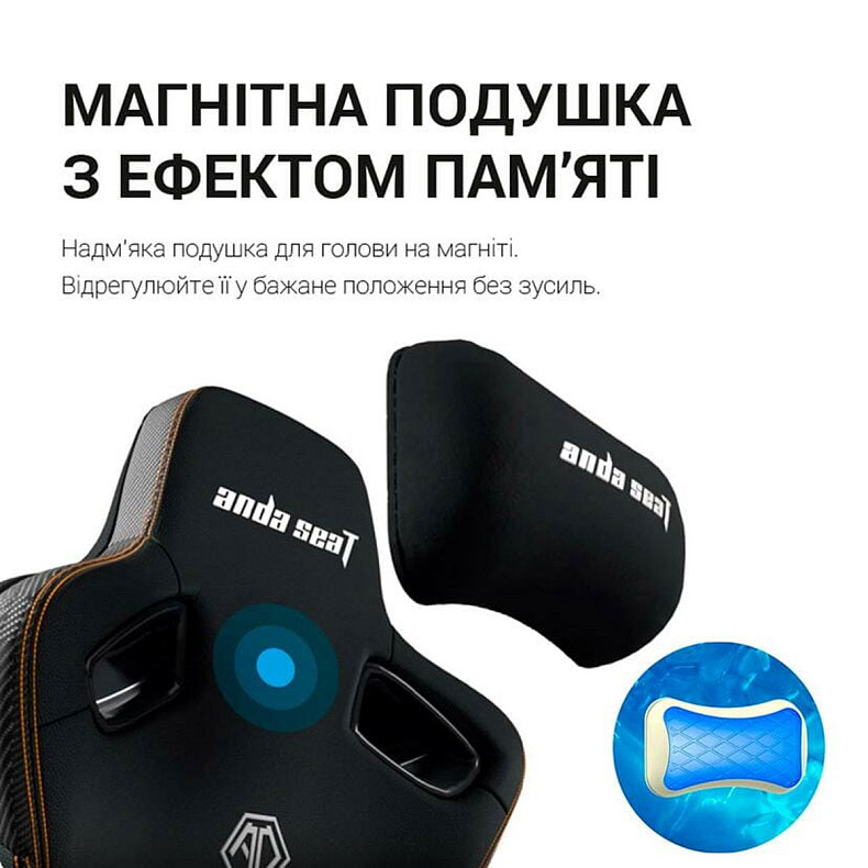 Крісло ігрове Anda Seat Kaiser 3 Pro XL Fabric Dark Gray Size XL