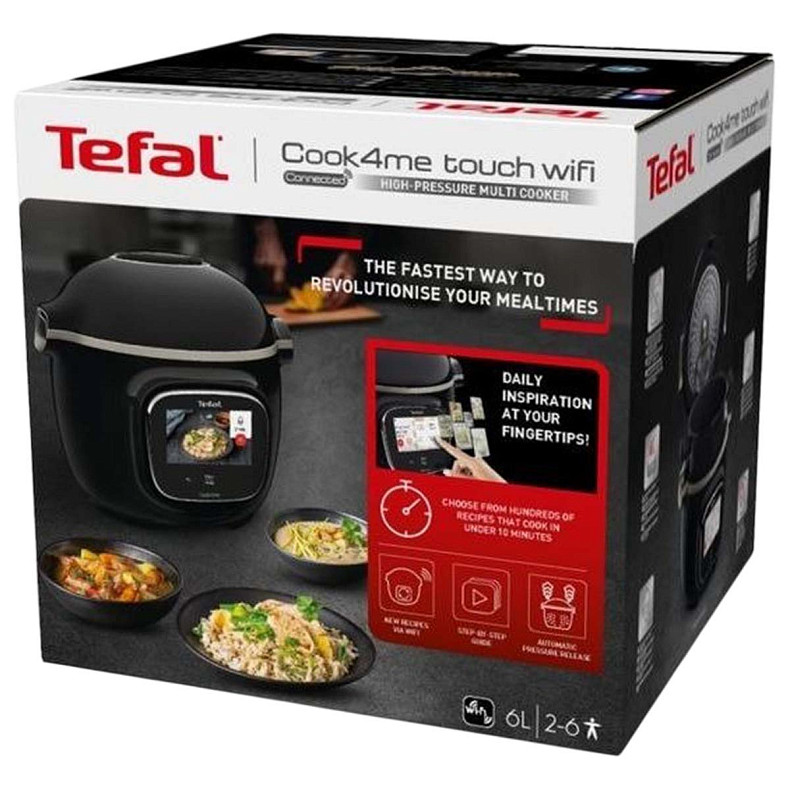 Мультиварка - скороварка Tefal Cook4me Touch CY912830