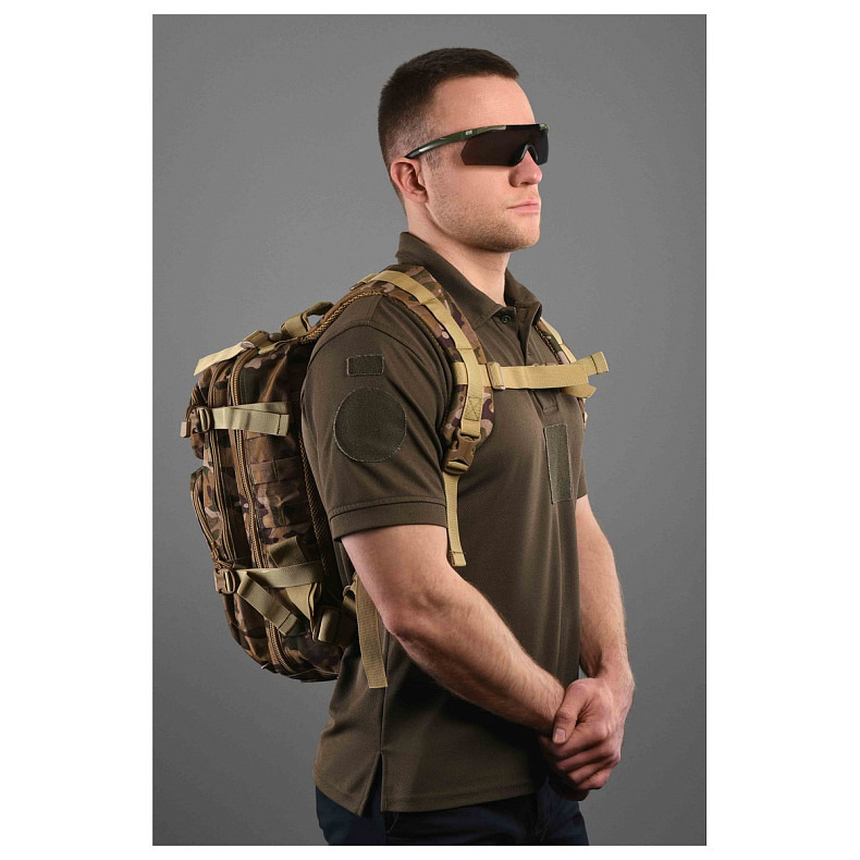 Рюкзак тактичний 2Е, 25L, Molle, камуфляж (2E-MILTACBKP-25L-MC)