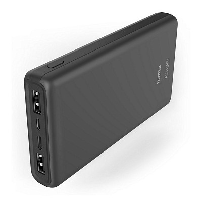 Універсальна мобільна батарея Power Bank Hama ALU15HD 15000 mAh Anthracite