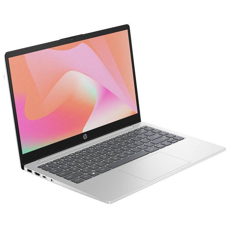 Ноутбук HP 14-ep1024ua 14" FHD IPS AG, Intel 5-120U, 16GB, F1024GB, UMA, DOS, сріблястий