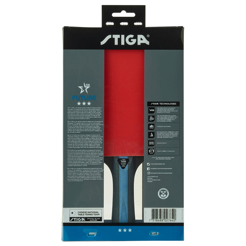 Ракетка для настільного тенісу Stiga Future 3 Star FL (1213-3318-01)