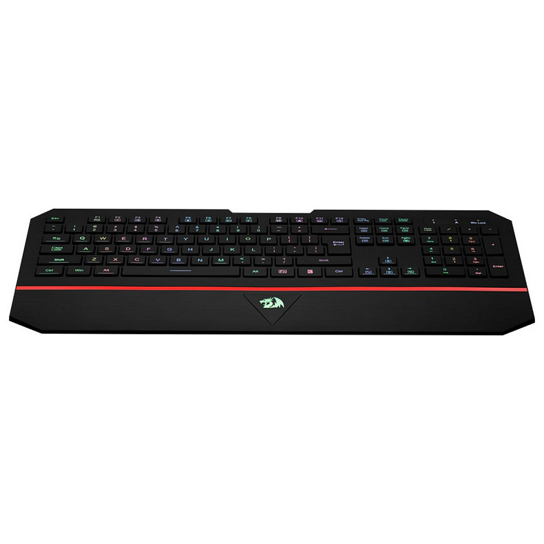 Клавиатура Redragon Karura2, игровая, RGB, подставка, UKR, USB