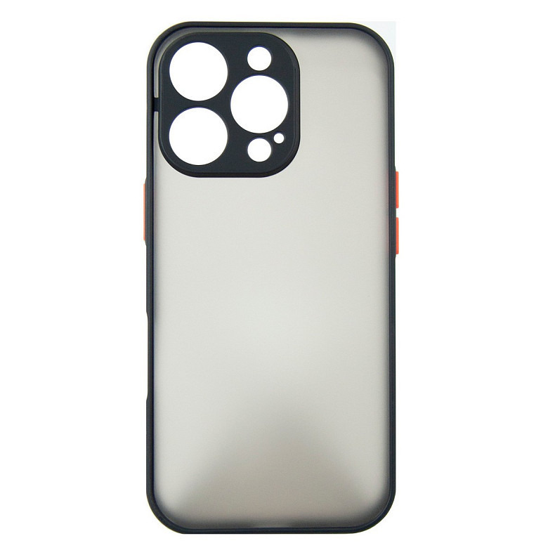 Чeхол-накладка Dengos Matt для Apple iPhone 16 Pro Black (DG-TPU-MATT-150)