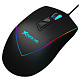 Мишка XTRIKE ME GM-320, ігрова 12800dpi, 9кн. Huano, RGB, чорна