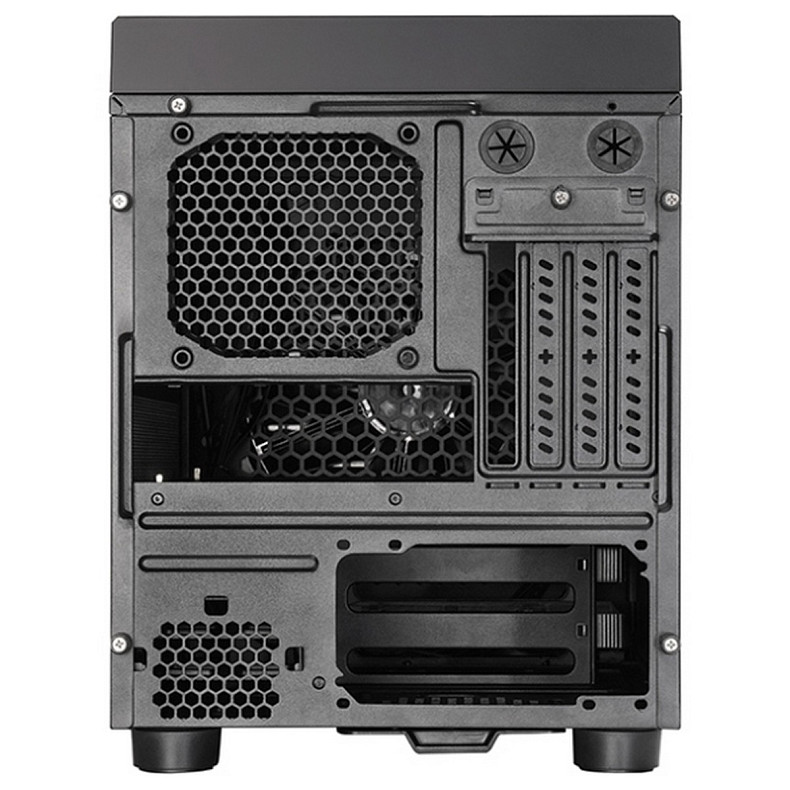 Корпус Chieftec THE CUBE CI-03B-OP, без БЖ, fan 20cm, mATX, Black