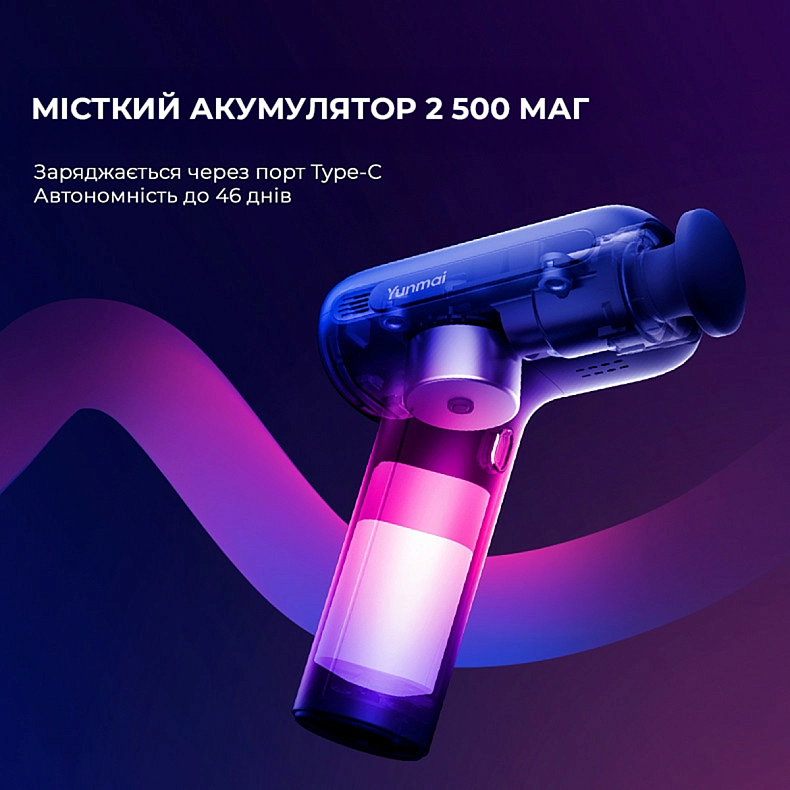 Перкусионный массажер YUNMAI Massage Gun EasePro (YMFG-M406)