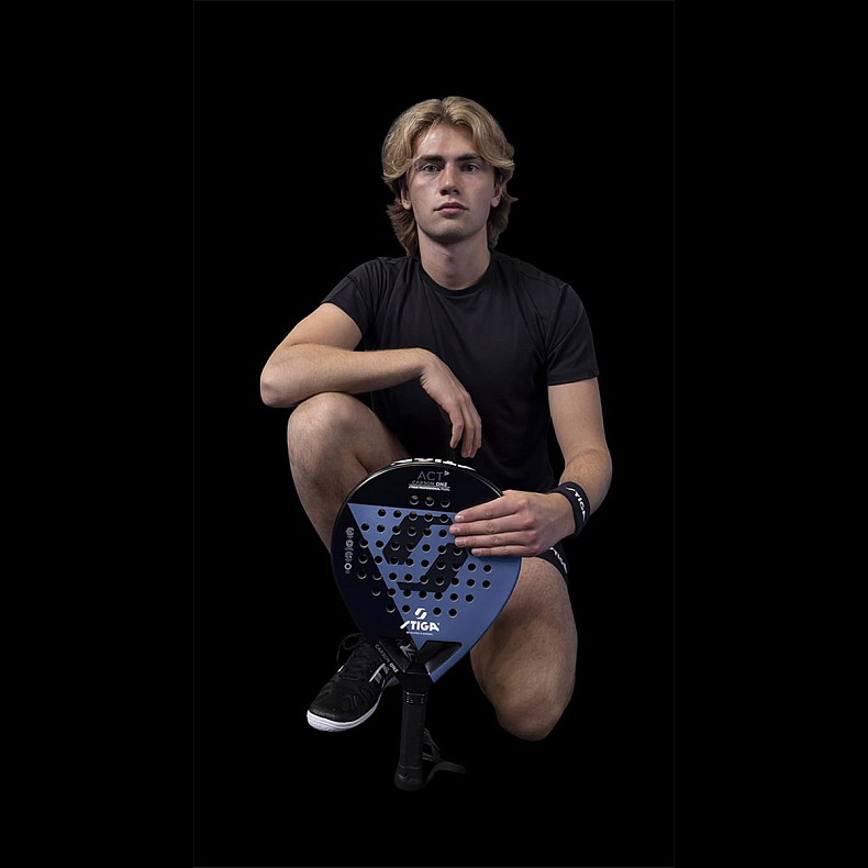 Ракетка для падел тенісу Stiga Racket ACT Black/Blue (2202-0916-01)