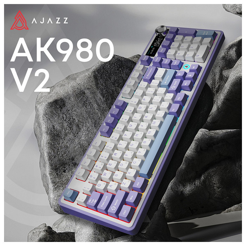 Клавиатура Ajazz AK980 V2 Gift Switch V2 White (AK980-V2-G-PWB)