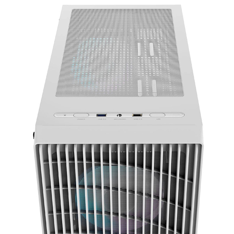 Корпус Ocypus GAMMA C70 W/O PSU, WH ARGB ATX (GAMMA-C70-WHG400XX-GL)