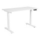 Стол компьютерный 2E СЕ120W-MECHANIC, регулировка высоты, механика, 72/120х120x60см, белый