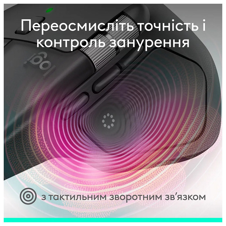 Миша Logitech MX Master 4 for Business Wireless/Blutooth Graphite (910-007617)
