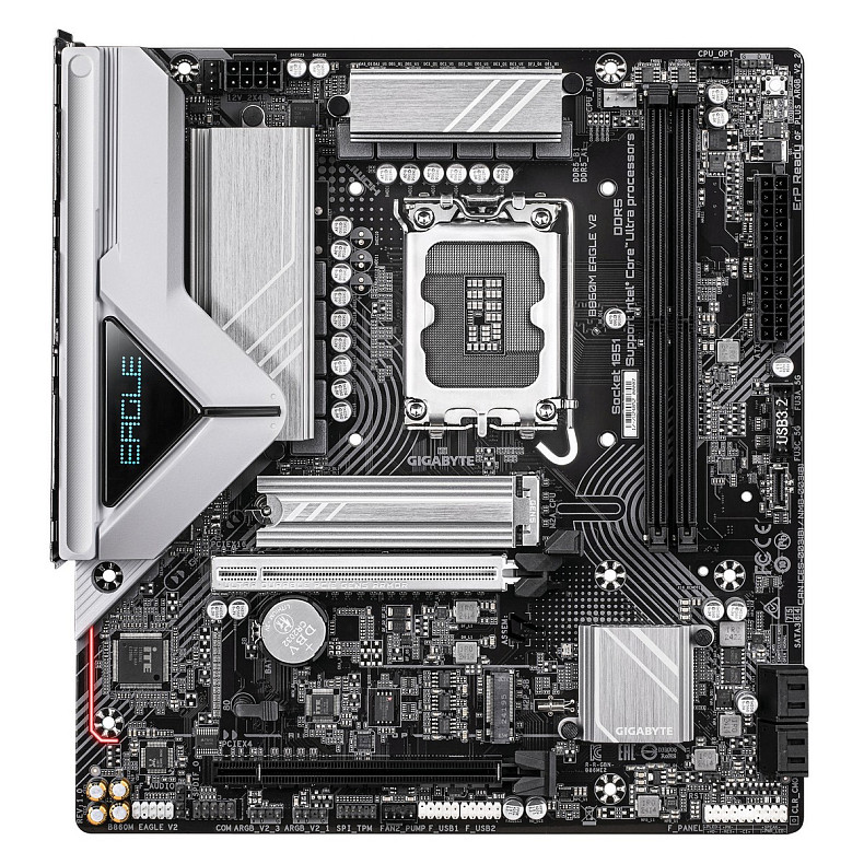 Материнская плата GIGABYTE B860M EAGLE V2 s1851 B860 2xDDR5 M.2 HDMI DP mATX