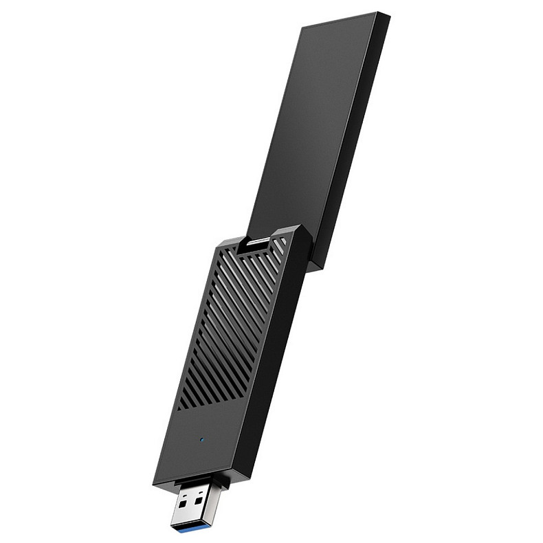WiFi адаптер Cudy WU5400, AX5400 Tri-Band Wi-Fi 6/6E USB 3.0 Adapter, 802.11ax/ac/a/b/g/n, 2402Mbp