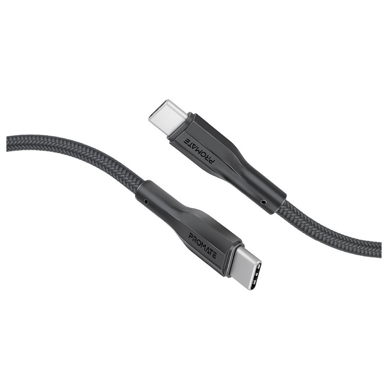 Кабель Promate xCord-CC200 Type-C USB - USB Type-C (M/M), 2 м, Black (xcord-cc200.black)