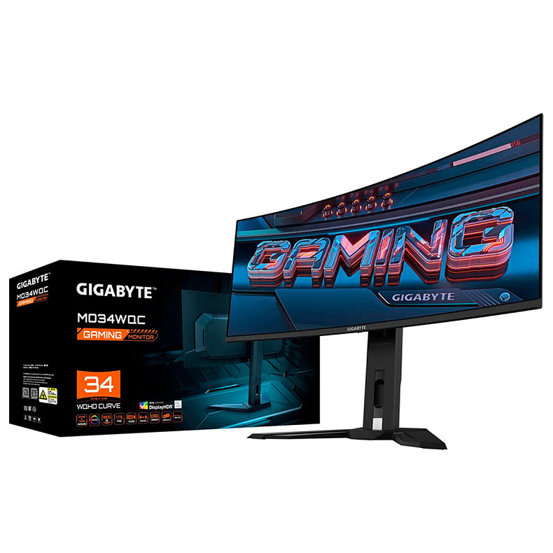 Монітор Gigabyte 34" MO34WQC