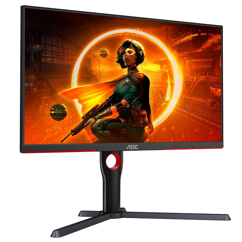 Монітор AOC 27" Q27G3XMN/BK, MiniLED QHD IPS, 180Hz, 1ms, 2xHDMI, DP, HAS, Pivot