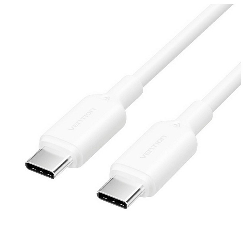 Кабель Vention Type-C USB - USB Type-C (M/M), 1 м, White (TRCWF)