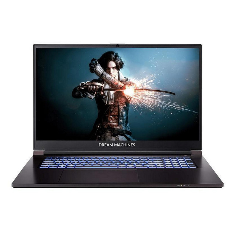 Ноутбук Dream Machines RG2050-17 17.3FHD IPS, Intel i5-12450H, 16GB, F1TB, NVD2050-4, DOS, чорний
