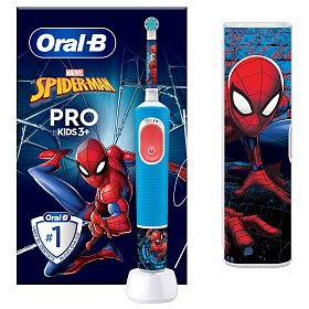 Зубная щетка BRAUN Oral-B D103.413.2KX Spider-Man типа 3708 (3+)