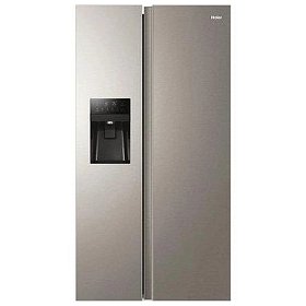 Холодильник Haier SBS, 177.5x90.8х64.7, холод.отд.-337л, мороз.отд.-167л, 2дв., А+, NF, дисплей, л