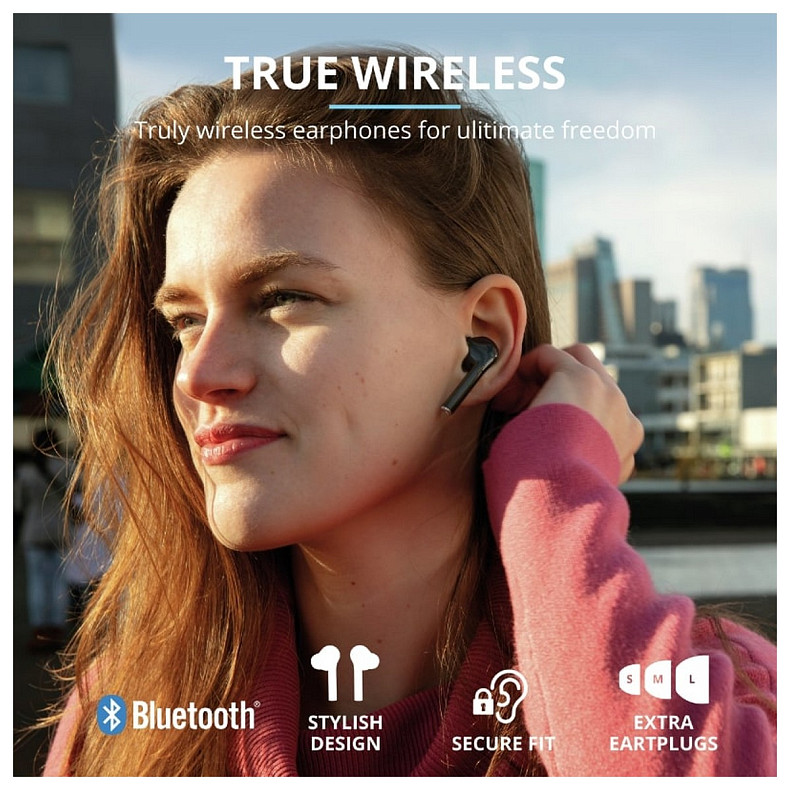 Навушники Trust Nika Touch True Wireless Mic Black