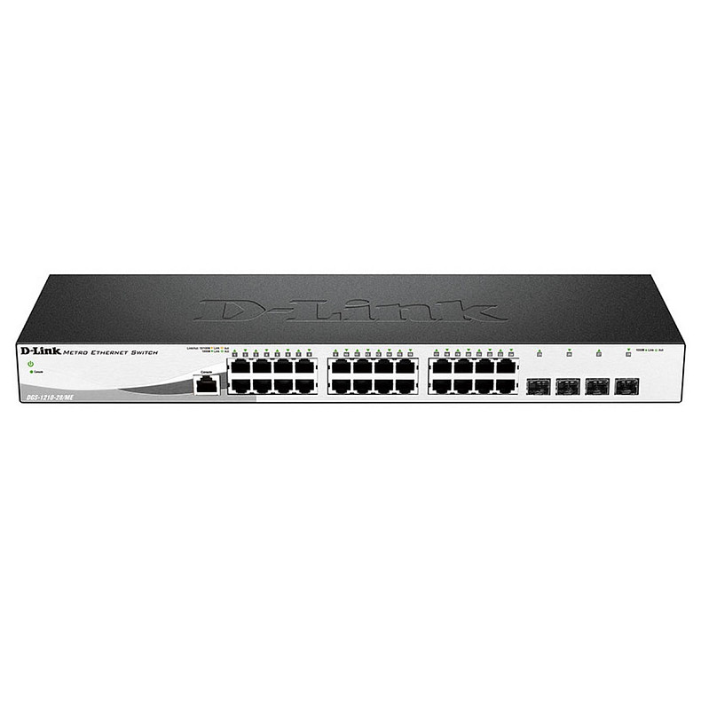 Комутатор D-Link DGS-1210-28/ME/A2 24x1G, 4xSFP, L2