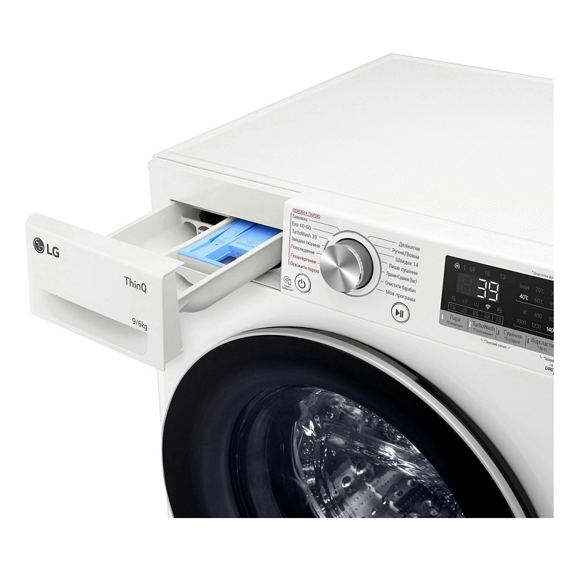 Прально-сушильна машина LG F4V7VG1W