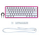 Клавіатура HyperX Alloy Origin 60 Red USB RGB ENG/RU, Pink