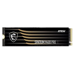 Накопитель SSD MSI Spatium M480 Pro 4TB M.2 2280 PCIe 4.0 x4 NVMe 3D NAND TLC (S78-440R050-P83)