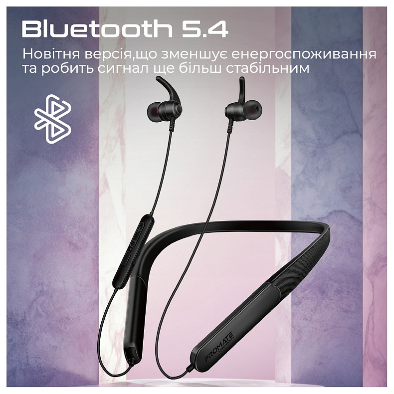 Наушники Promate Leap-200h Black