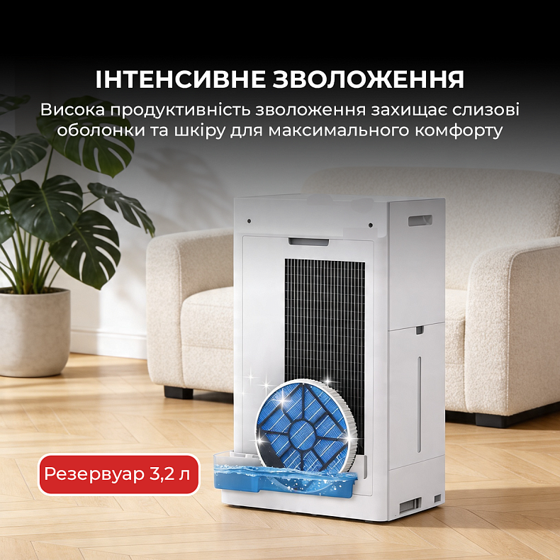 Очищувач повітря Sharp KI-TX75EU-W
