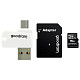 Карта памяти MicroSDHC 16GB UHS-I Class 10 Goodram + SD-adapter + OTG Card reader (M1A4-0160R12)