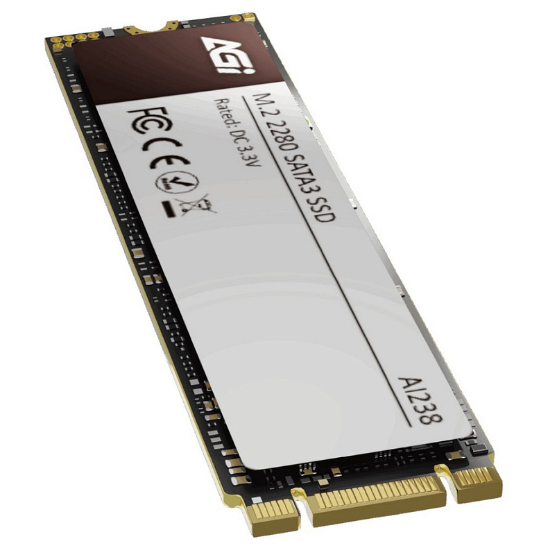 SSD диск 512Gb AGI AI238 M.2 2280 SATA 2.5" 3D NAND QLC