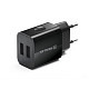 Зарядний пристрій REAL-EL CH-210 (2USB, 2.1A) Black