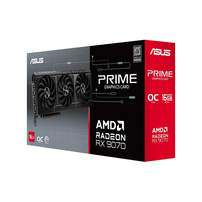 Відеокарта ASUS Radeon RX 9070 Prime Evo 16GB GDDR6 OC (PRIME-RX9070-O16G-EVO)