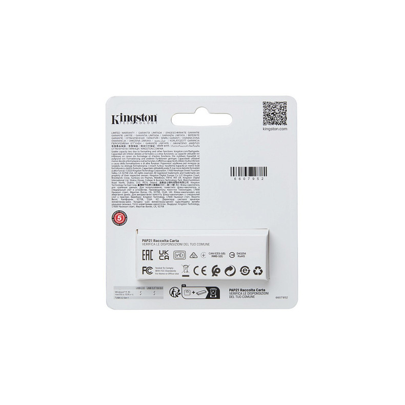 Флеш-накопичувач Kingston DataTraveler Exodia S USB 3.2 64GB Black (DTXS/64GB)